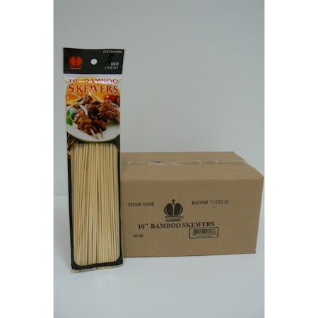 Goldmax Goldmax 10" Bamboo Skewers, PK19200 1030-1